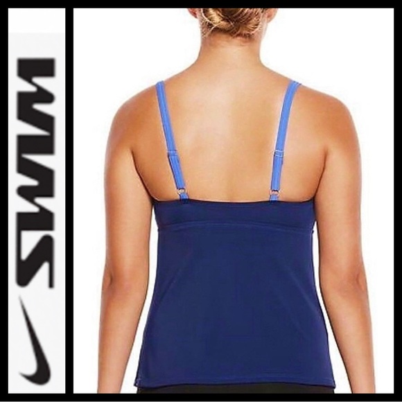 Nike Surge Colorblock Tankini Top - Picture 2 of 6